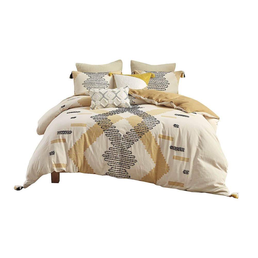 3 Piece Cotton Duvet Cover Set