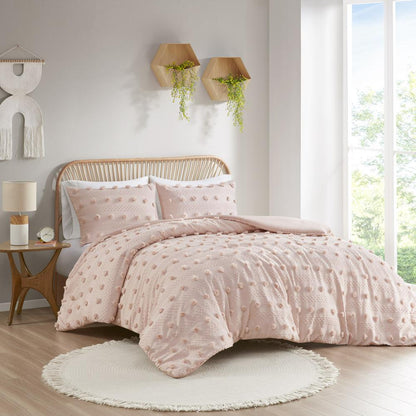 Clip Jacquard Duvet Cover Set
