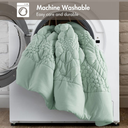 Elise Comforter Set, Sage color