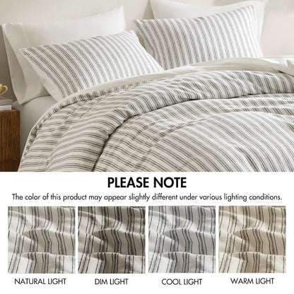 Etta 3PCS Duvet Set, Grey color