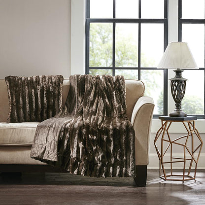 Faux Fur Square Pillow