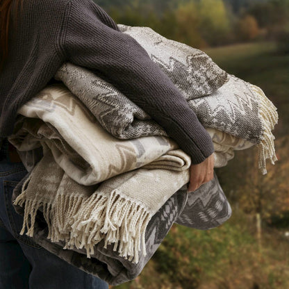 Alberta Cotton Blend Blanket