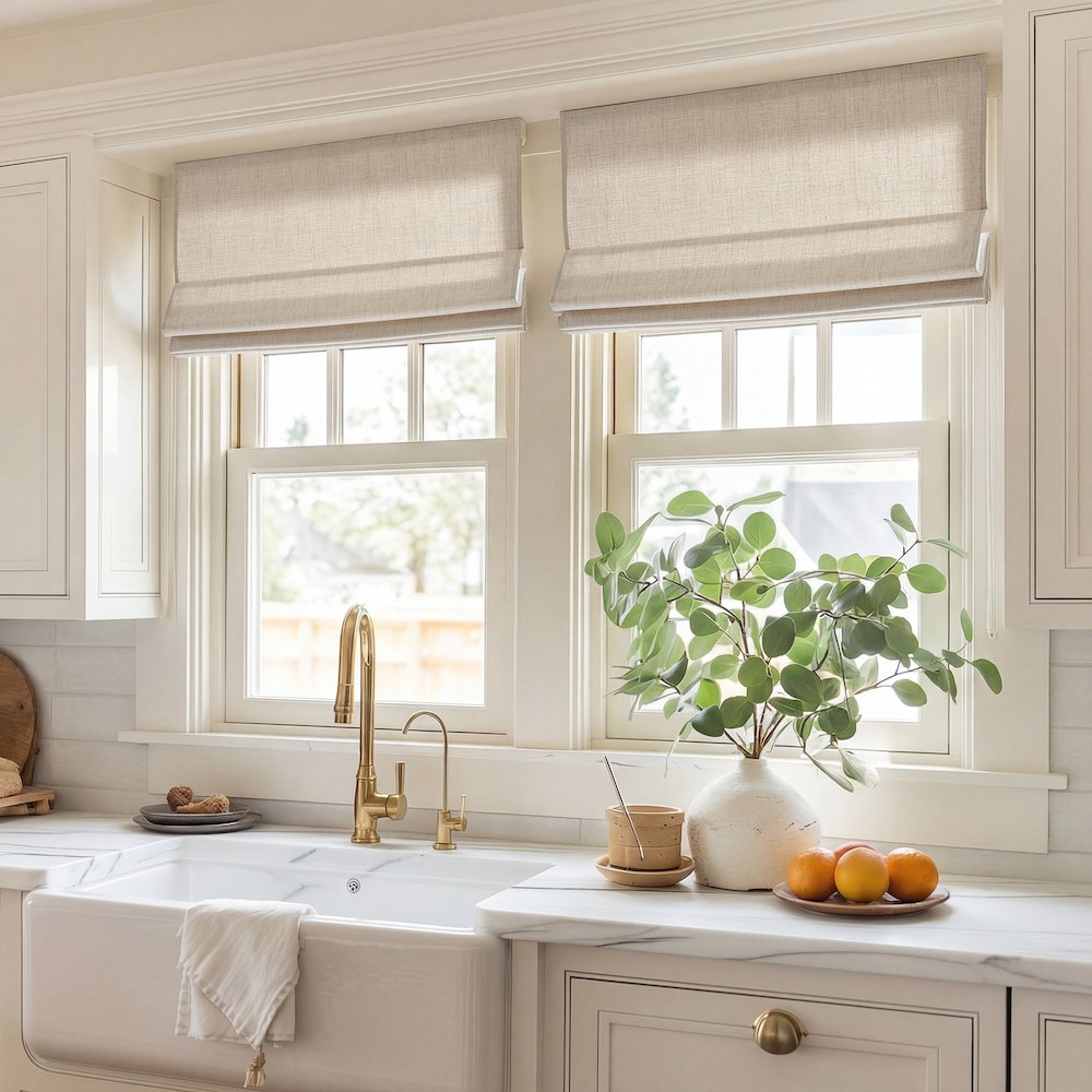 Mira Cordless Roman Shade