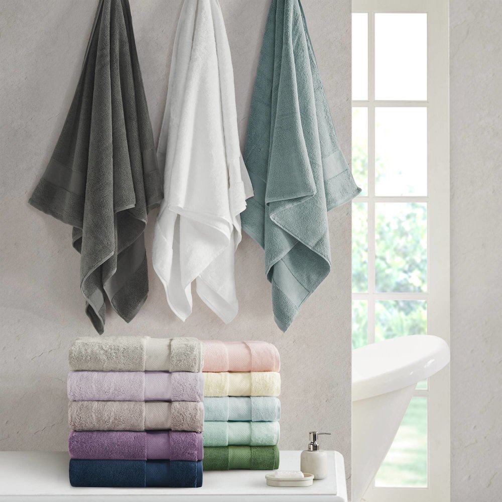 Turkish Cotton 6 Piece Bath Towel Set
