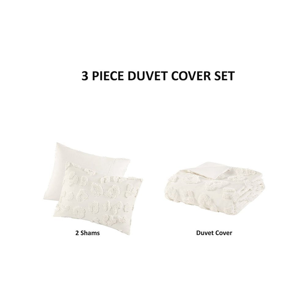 Animal Chenille Duvet Cover Set