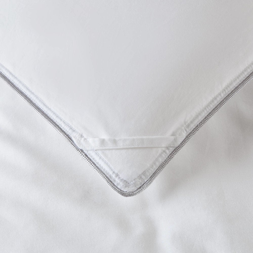 100% Cotton Shell Comforter, White color