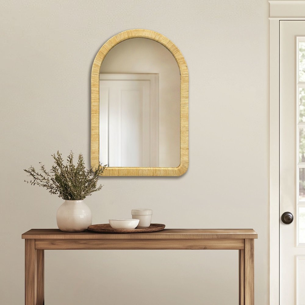 Nova Natural Rattan Wall Mirror