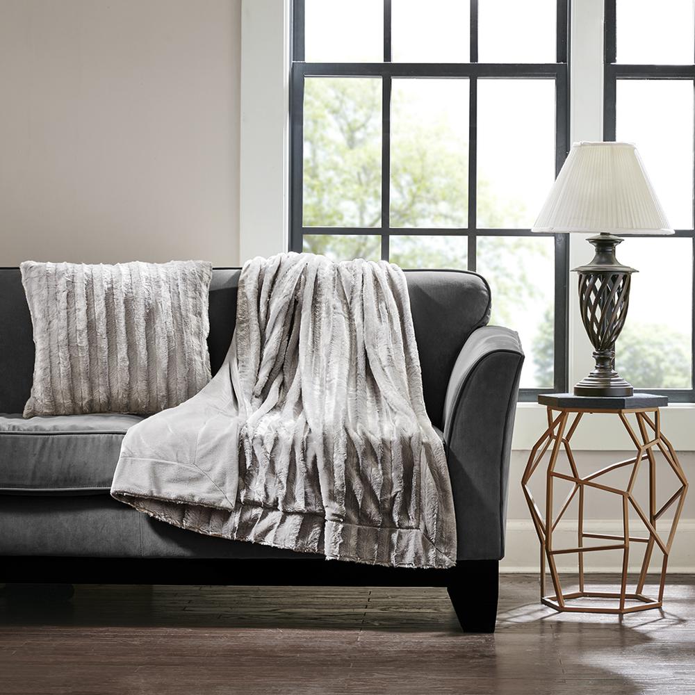 Faux Fur Square Pillow