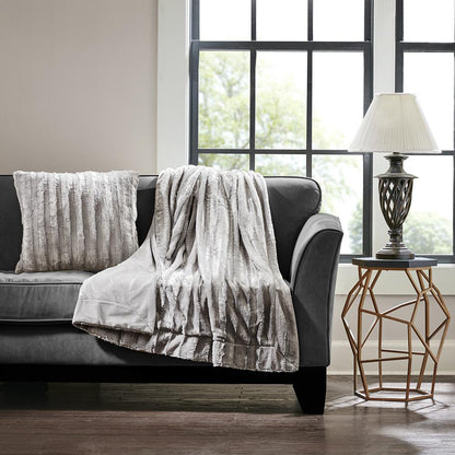 Faux Fur Square Pillow