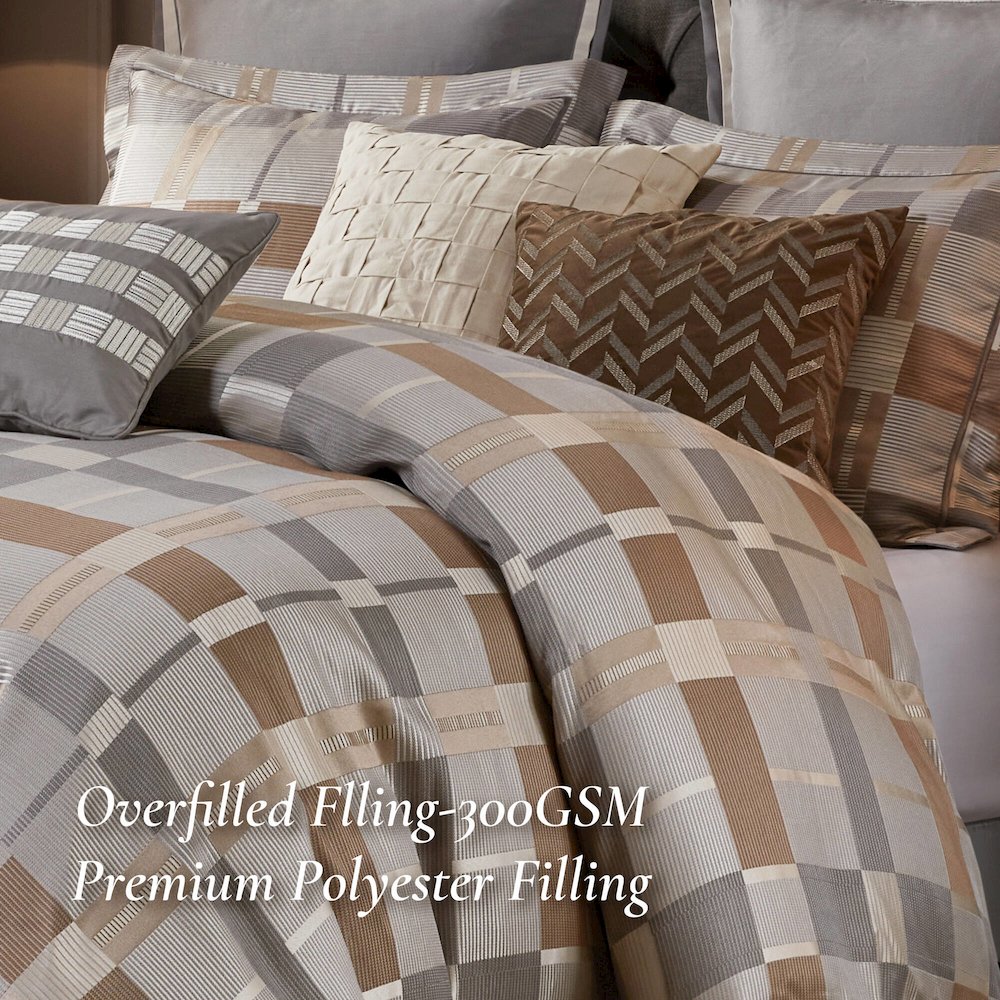 Jacquard Oversized Duvet Style Comforter Set