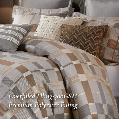 Jacquard Oversized Duvet Style Comforter Set