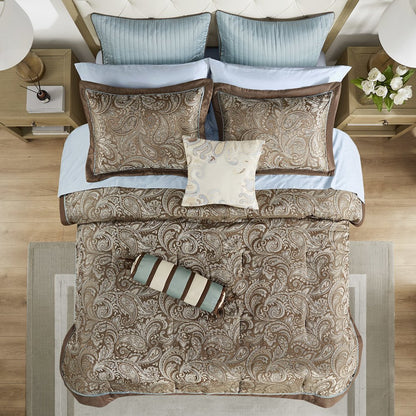 12 Piece Comforter Set with Cotton Bed Sheets