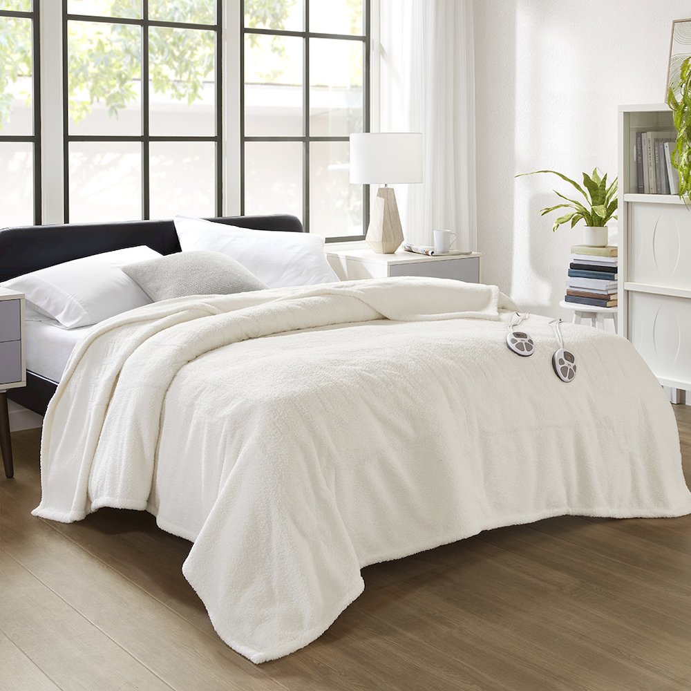 Dream Soft Heated Blanket, Ivory color