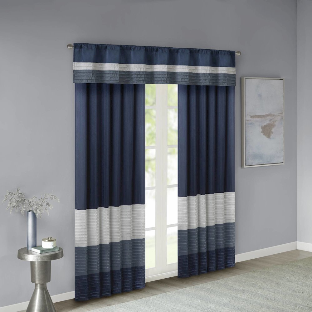 Amherst Polyoni Pintuck Window Valance