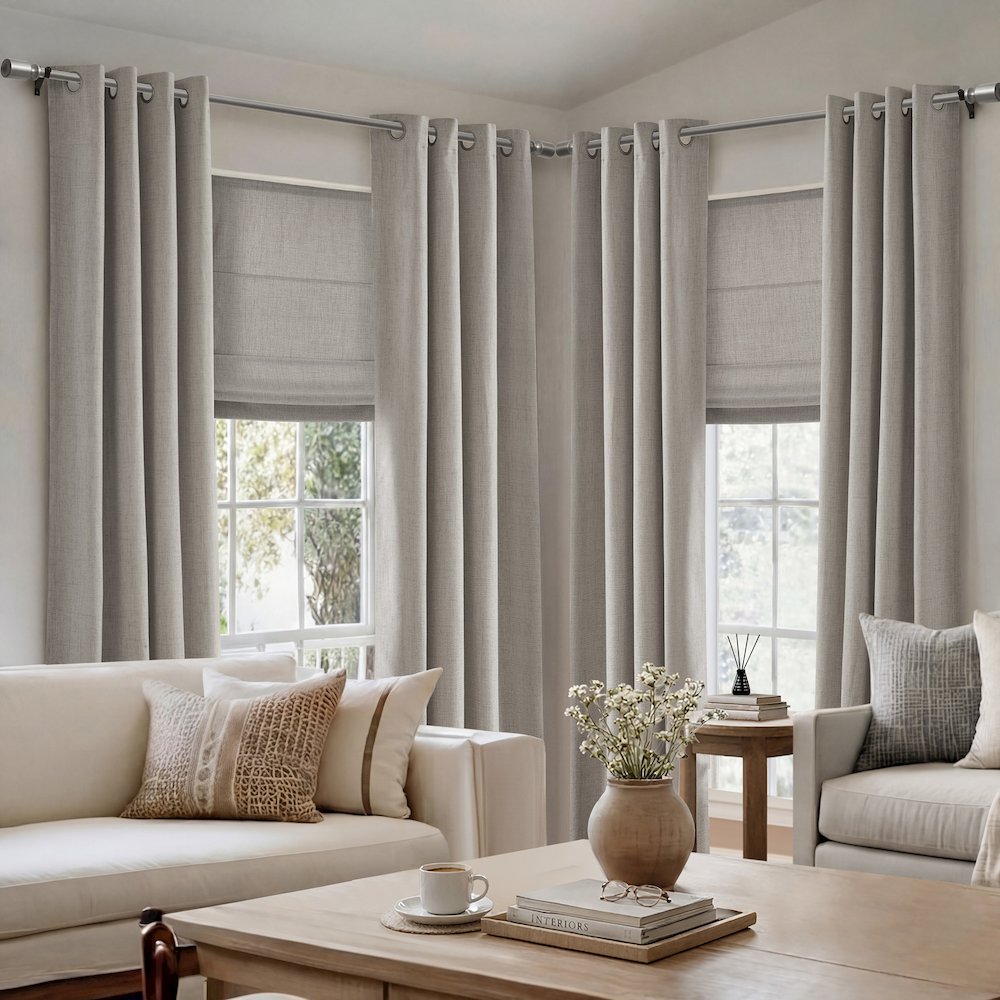 Mira Cordless Roman Shade