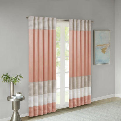 Polyoni Pintuck Curtain Panel