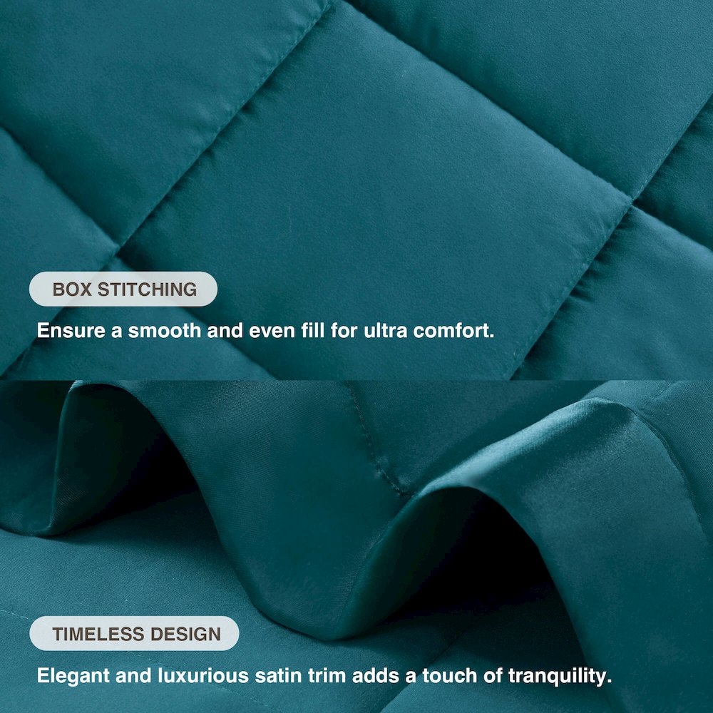 Windom Lightweight Down Alternative Blanket with Satin Trim