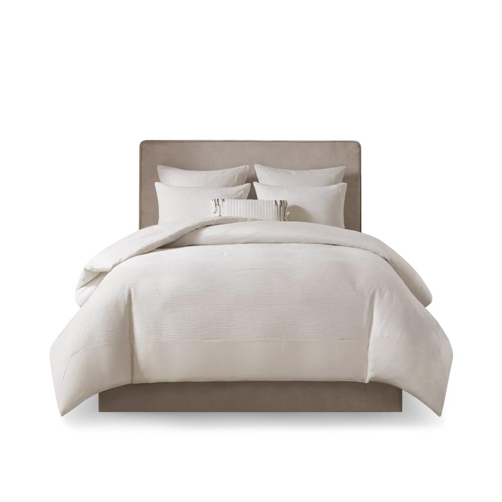 Cotton Blend Yarn Dyed 3 Piece Comforter Set