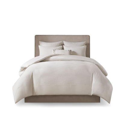 Cotton Blend Yarn Dyed 3 Piece Comforter Set