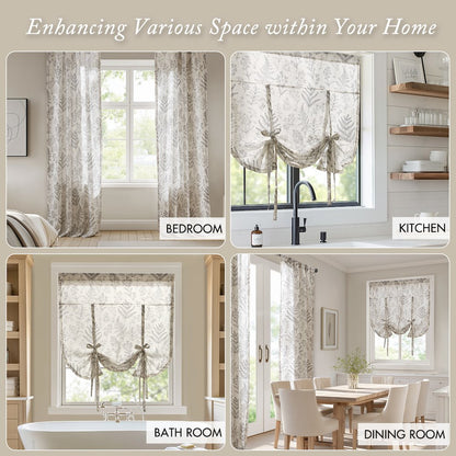 Aria Floral Window Panel