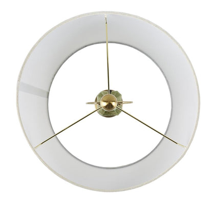 Faceted Green Glass Table Lamp