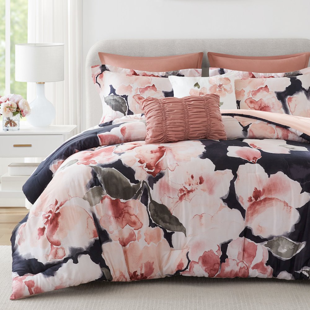 Shanti 7pcs Printed Comforter set