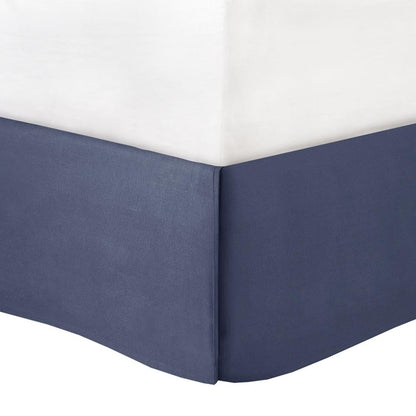 Powell 8 Piece Embroidered Comforter Set, Navy color