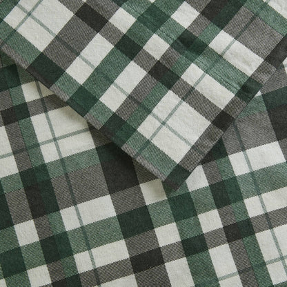 Flannel 100% Cotton Flannel Printed Sheet Set, Finton color