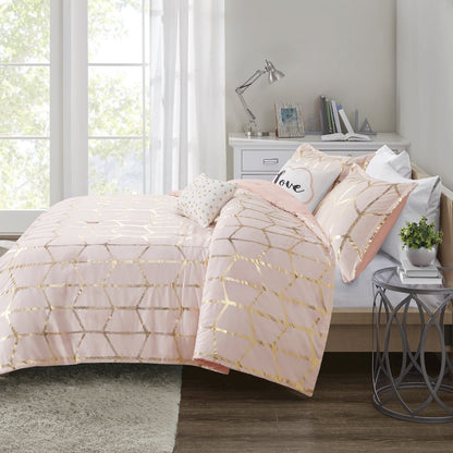 Raina 100% Polyester Brushed Microfiber Printed Comforter Set