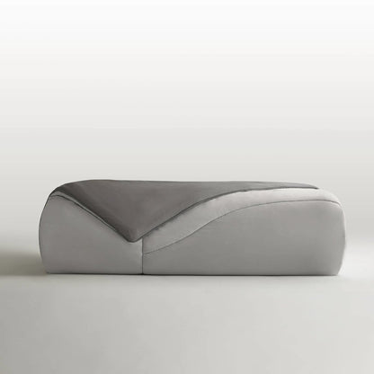 Reversible Tencel Comforter Blanket, Gray color