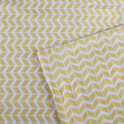 Printed Microfiber Sheet Set