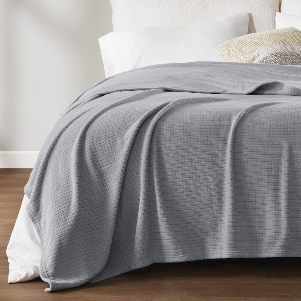 Microfleece Blanket in Grey Color