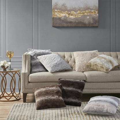 Faux Fur Square Pillow