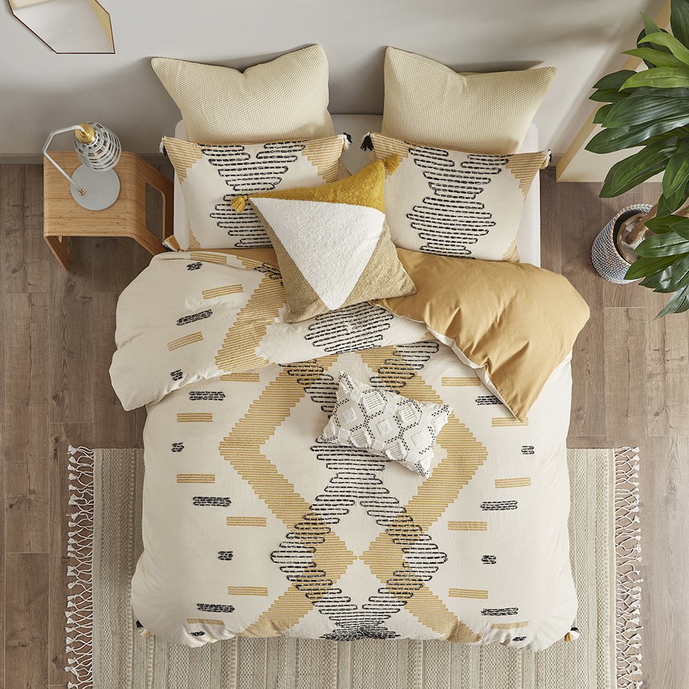 3 Piece Cotton Duvet Cover Set