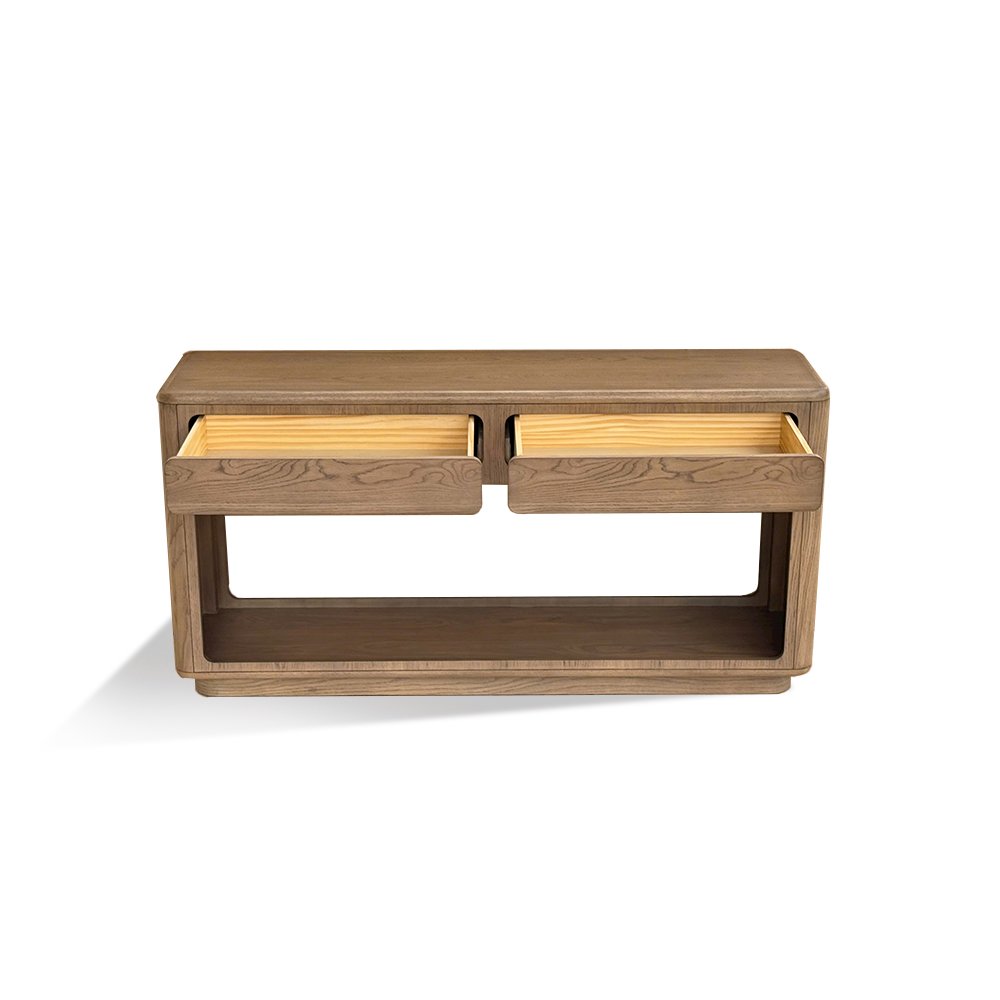 Emil Console Table, Driftwood color