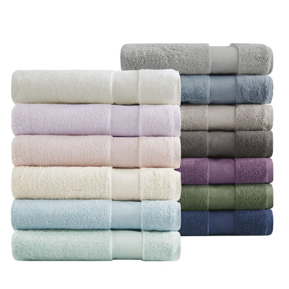 Cotton 6 Piece Bath Towel Set