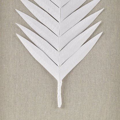 Framed Rice Paper Palm Leaves 3-piece Shadowbox Wall Decor Set
