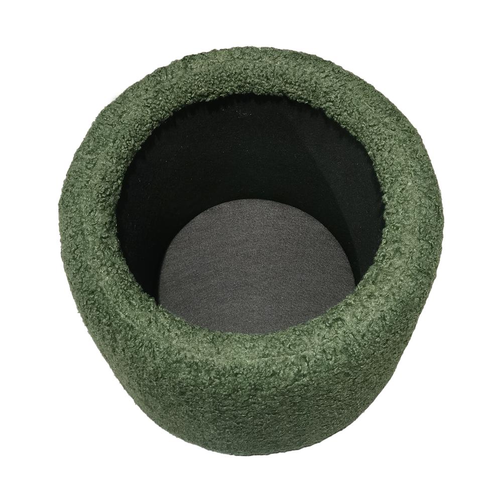Round Storage Ottoman