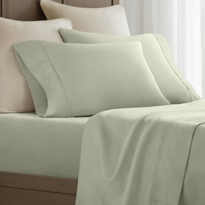 Sateen Pillowcase Set, Sage color