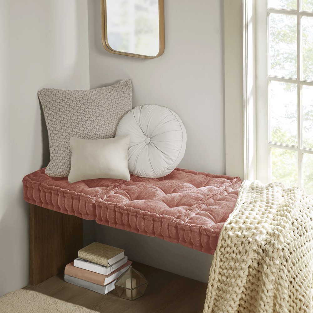 Azza Poly Chenille Square Floor Pillow Cushion Compress Pack