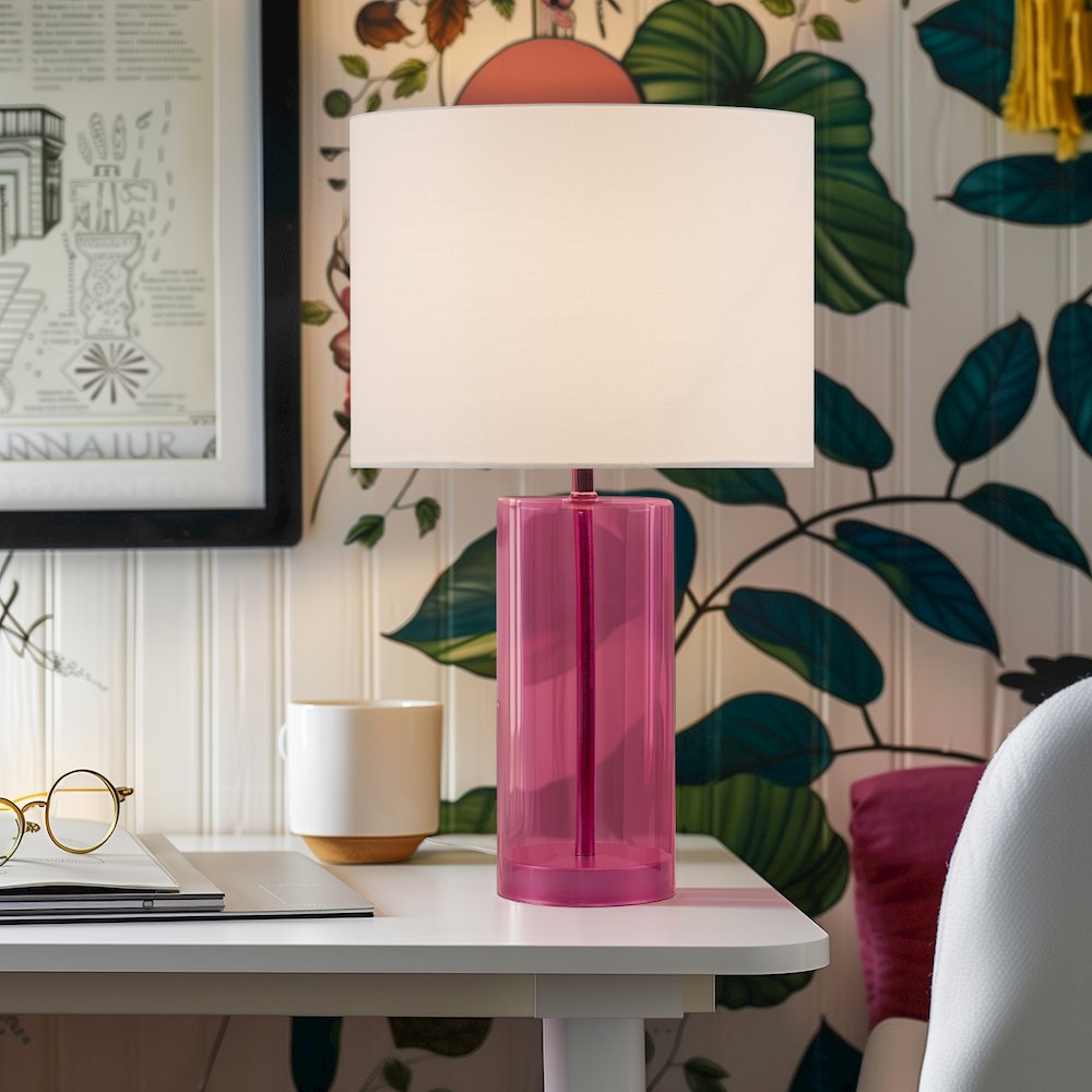Glass Table Lamp