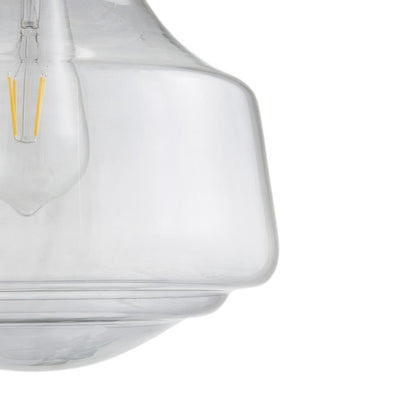 Bell-Shaped Glass Pendant