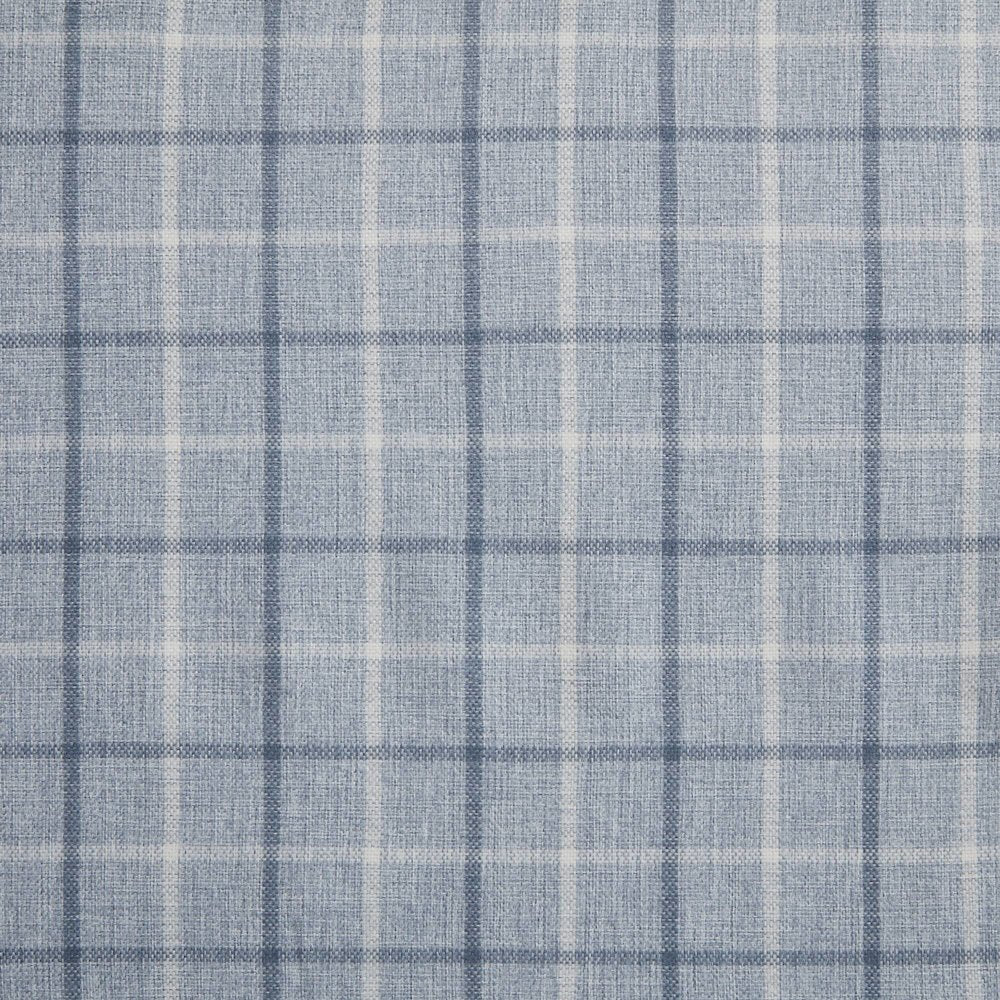 Plaid Rod Pocket and Back Tab Curtain Panel with Fleece Lining