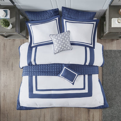 Heritage 8 Piece Comforter and Quilt Set Collection