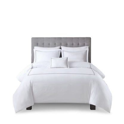 100% Cotton Sateen Embroidered Comforter Set