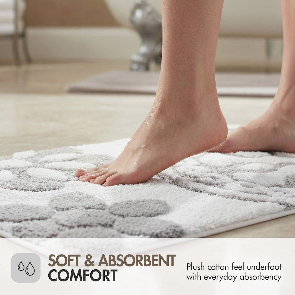 Casablanca Medallion Cotton Tufted Bath Rug