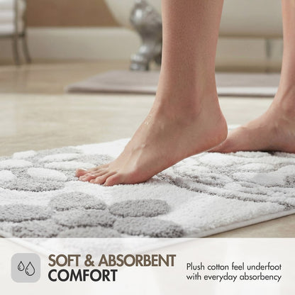 Casablanca Medallion Cotton Tufted Bath Rug