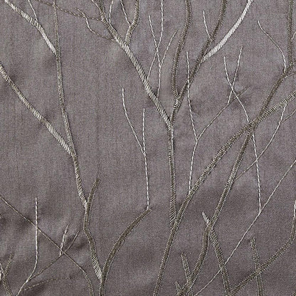 Faux Silk Embroidered Window Valance
