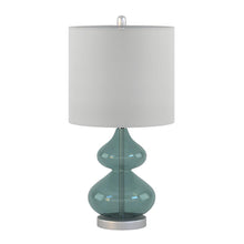 Ellipse Blue Glass Table Lamp Set (Set of 2), Belen Kox