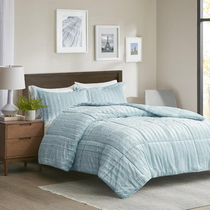 Faux Fur Comforter Mini Set